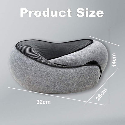 Ergonomic Memory Foam Travel Pillow